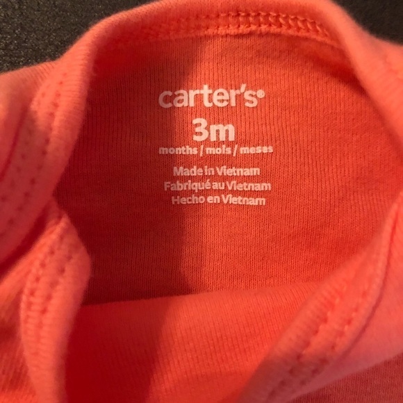 6 Carters Onesies Size 3 Months - Picture 11 of 13
